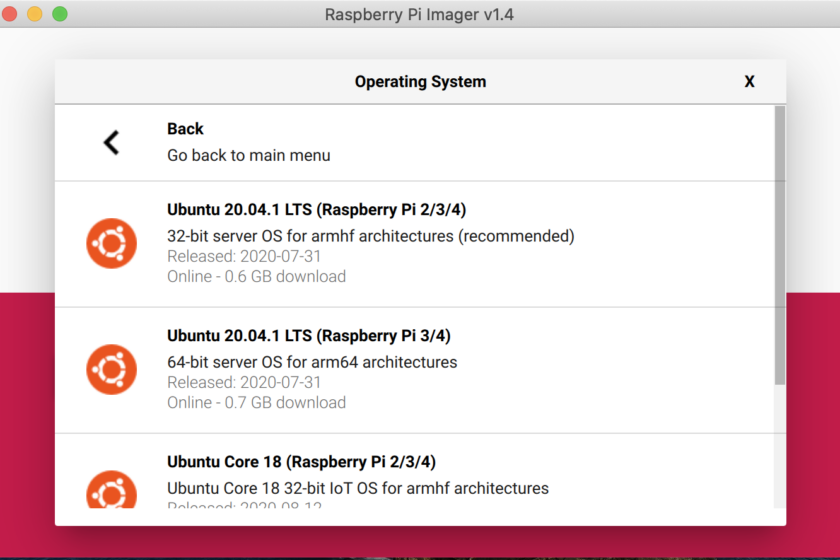 【低成本 Raspberry Pi 家用伺服器】前置動作: 在 Raspberry pi 4 上安裝 Ubuntu Server 1